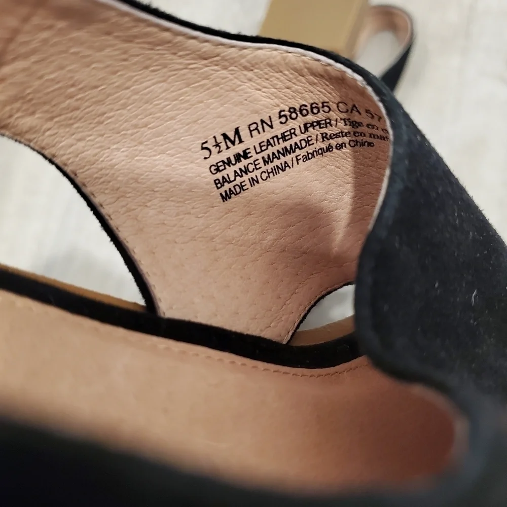 NEW Caslon Marrlows Black Slingback Sandal